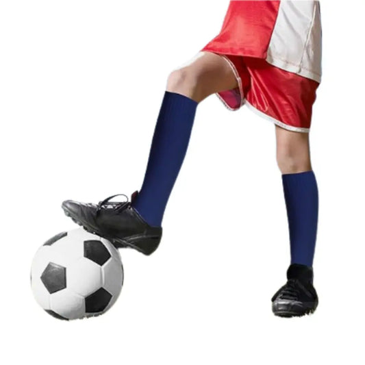 Medias Deportivas Fútbol Azul Marino Niños y Adultos