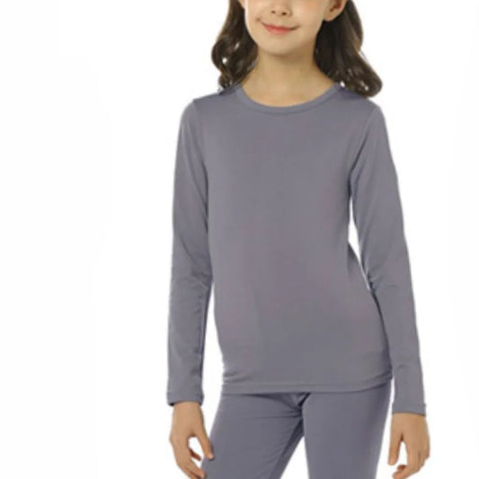 Camiseta Microfibra Primera Capa Cuello Redondo Niños